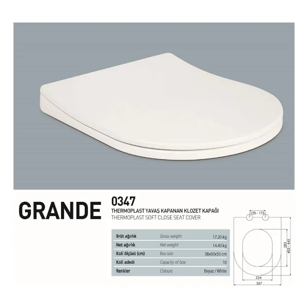 Turavit Rondo Rnd 5512 Kanalsız Asma Klozet - Görsel 5