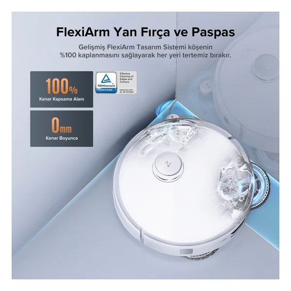 Roborock Qrevo Edge 5v1 Çöp İstasyonlu Akıllı Robot Süpürge - Görsel 5