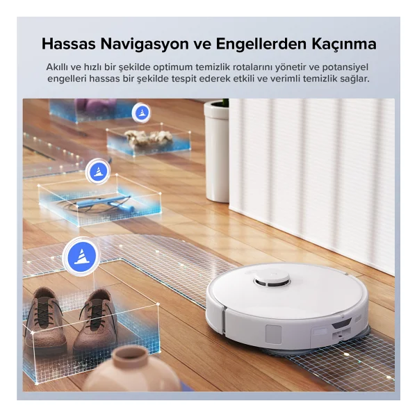 Roborock Qrevo Edge 5v1 Çöp İstasyonlu Akıllı Robot Süpürge - Görsel 6