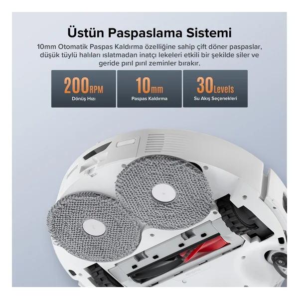 Roborock Qrevo Edge 5v1 Çöp İstasyonlu Akıllı Robot Süpürge - Görsel 7