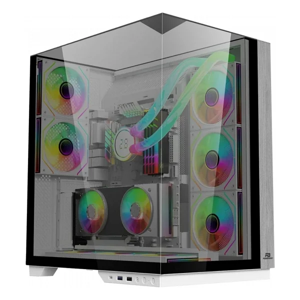 Power Boost Eclipse PB-A100W ARGB Fanlı Beyaz ATX Oyuncu Kasası - Görsel 3