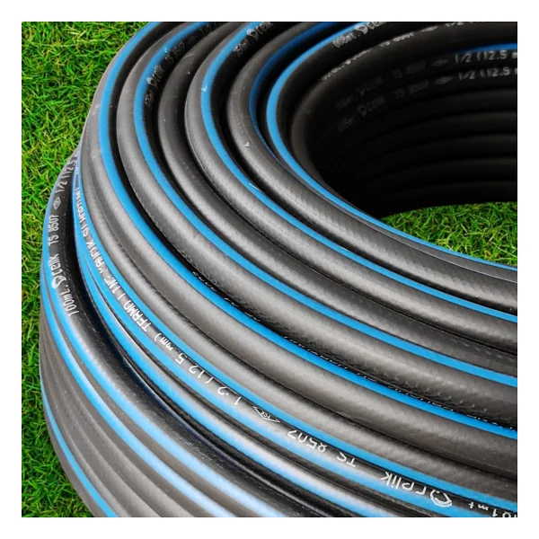 Termo Kauçuklu Bahçe Hortumu 50 Metre Dayanıklı 3 Katlı Sağlam Su Sulama Yıkama Hortum 12.5 Mm 1/2" - Görsel 5
