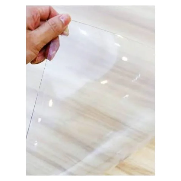 2 Mm Pvc Masa Örtüsü, Şeffaf Masa Kaplaması, 90x150 - Görsel 2