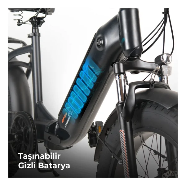Ola Electrofold Efd1 Carbon Design 250 W Katlanabilir Elektrikli Bisiklet - Görsel 2