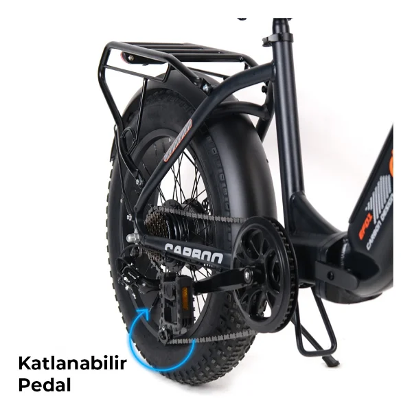 Ola Electrofold Efd1 Carbon Design 250 W Katlanabilir Elektrikli Bisiklet - Görsel 3