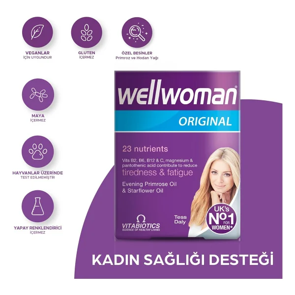 Vitabiotics Wellwoman 60 Tablet - Görsel 9