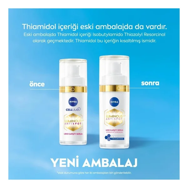 Nivea Luminous630 Güneş Koruyucu Yüz Kremi 40ml, Leke Karşıtı Cilt Bakım Serumu 30ml, Seyahat Seti Hediye - Görsel 4