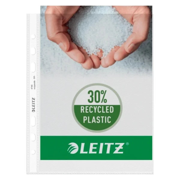 Leitz A5 Şeffaf Poşet Dosya, 10 Adet, 50'li Paket, 6 Delik, Dayanıklı - Görsel 3