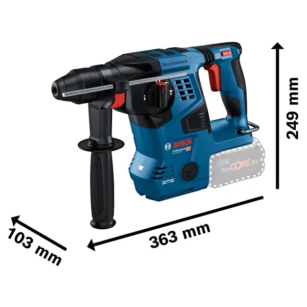 Bosch Gbh 18v-28 C Çift Akülü 4 Ah Kırıcı-Delici - Görsel 2