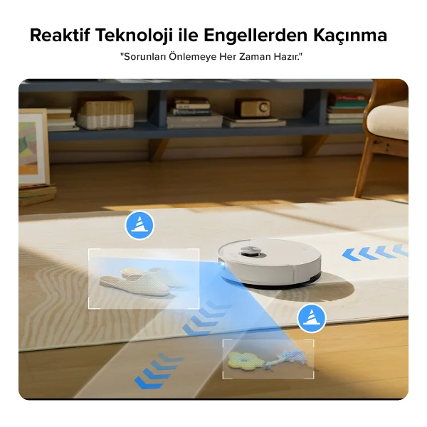 Roborock S8 Pro Plus Beyaz Çöp İstasyonlu Akıllı Robot Süpürge - Görsel 7