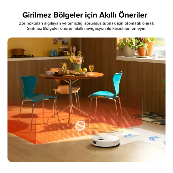 Roborock S8 Pro Plus Beyaz Çöp İstasyonlu Akıllı Robot Süpürge - Görsel 8
