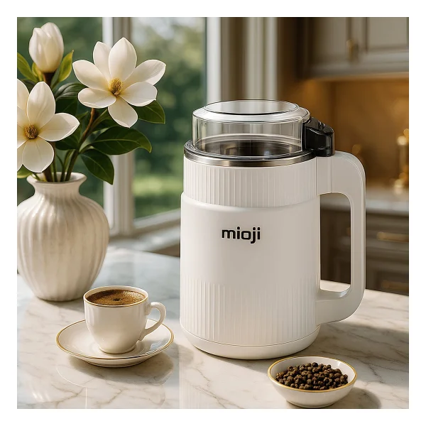 Mioji Mio Cg34 Beyaz Baharat Ve Kahve Öğütücü - Görsel 2