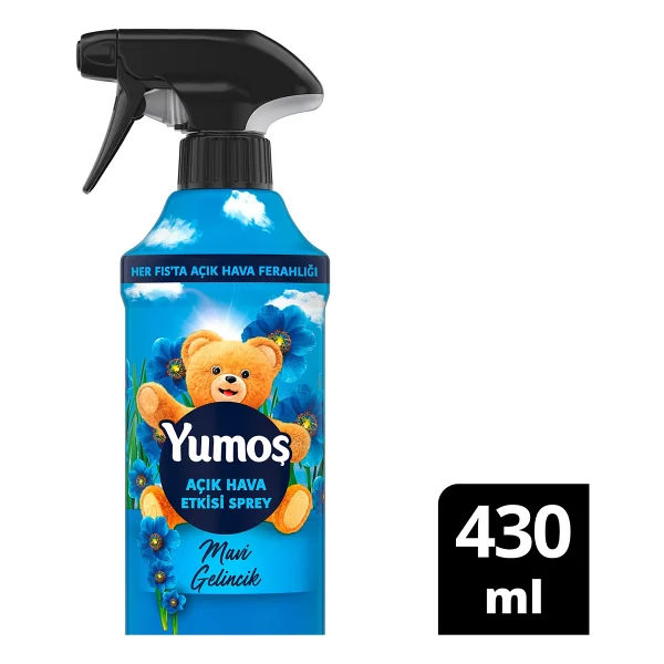 Yumoş Açık Hava Etkisi Mavi Gelincik Yıkaması Zor Eşyalar İçin Sprey 430 Ml - Görsel 6