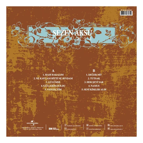 Sezen Aksu - Gülümse Plak - Görsel 3