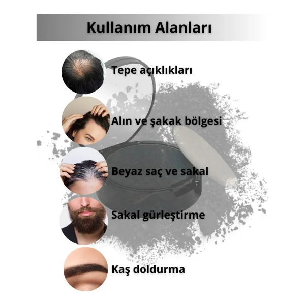 Topaxx Koyu Kahve Suda Çıkmayan Topik Pudra 14 G - Görsel 4