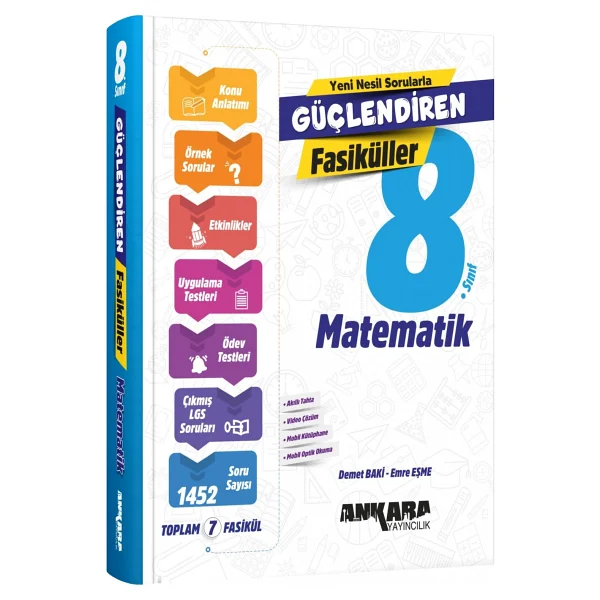 Ankara Yayıncılık 8. Sınıf Matematik Güçlendiren Fasikülleri - Görsel 3