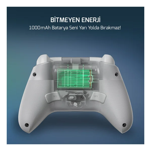 Gamepower Force RGB Kablolu/Kablosuz PC Oyun Kolu - Görsel 6