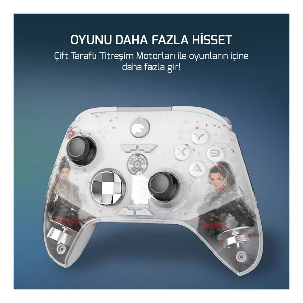 Gamepower Force RGB Kablolu/Kablosuz PC Oyun Kolu - Görsel 7
