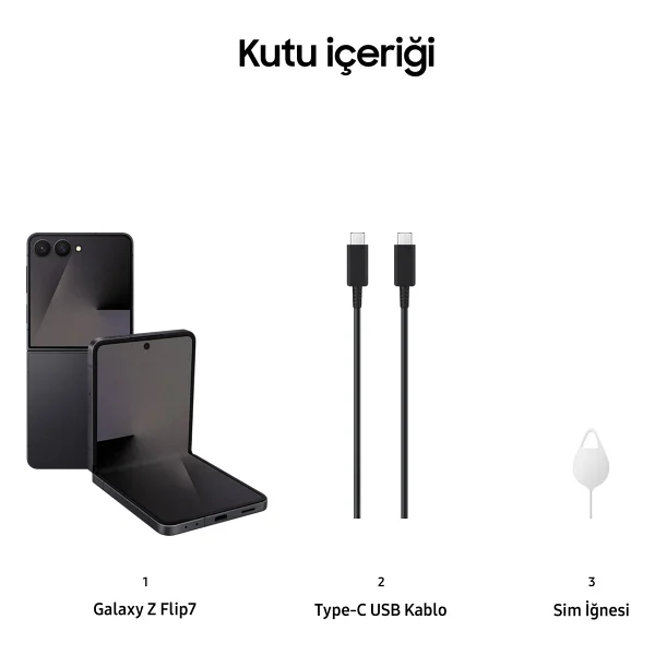 Samsung Galaxy Z Flip 7 512 GB Siyah - Görsel 7