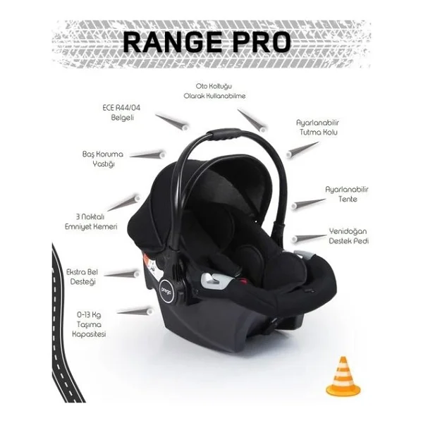 Prego Range Pro Ana Kucağı 0-13kg - Görsel 2