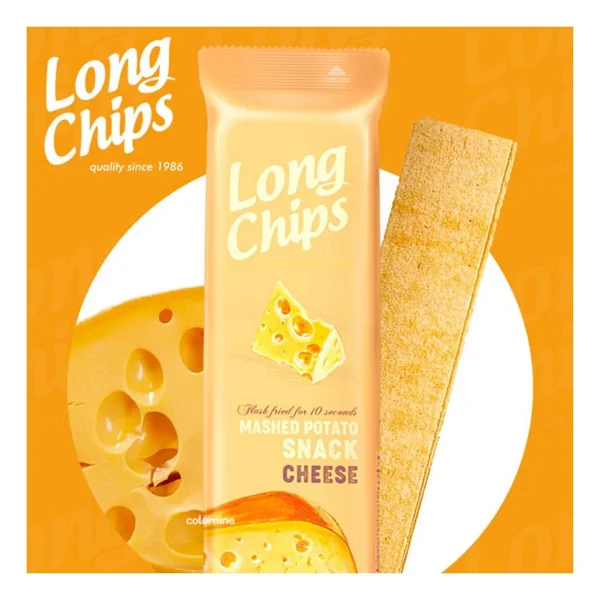 Long Chips Peynir Aromalı Patates Cipsi 75 Gr - Görsel 4