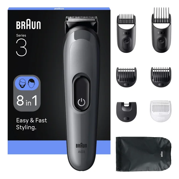 Braun Series 3 Aıo3540 Sakal Ve Saç Kesme Makinesi - Görsel 8