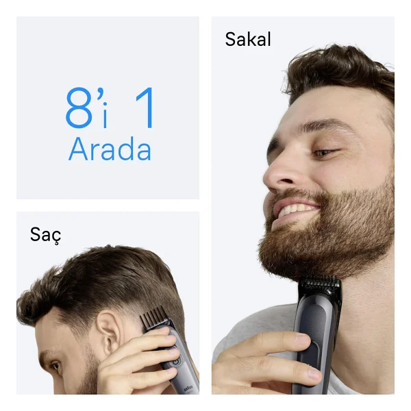 Braun Series 3 Aıo3540 Sakal Ve Saç Kesme Makinesi - Görsel 3