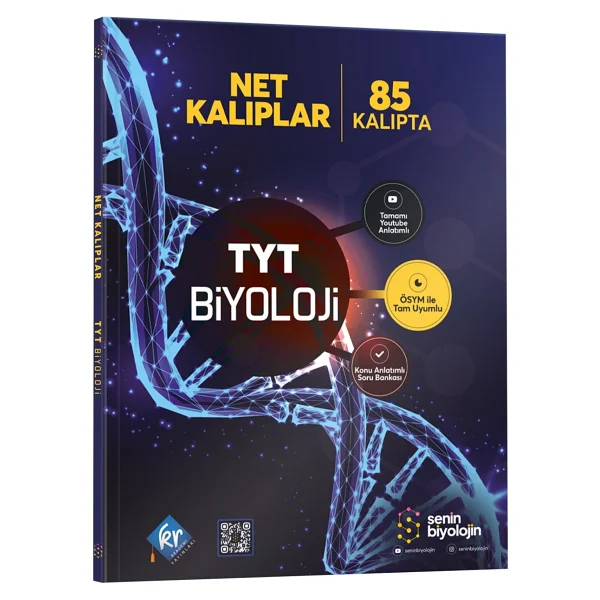 Kr Akademi Yayınları Tyt Senin Biyolojin Net Kalıplar Biyoloji Konu Anlatımlı Soru Bankası - Görsel 2