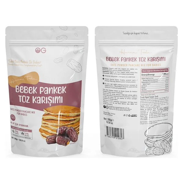 Og Natural Hurma Tozlu Pankek Toz Karışımı 300 Gr 2'li - Görsel 2