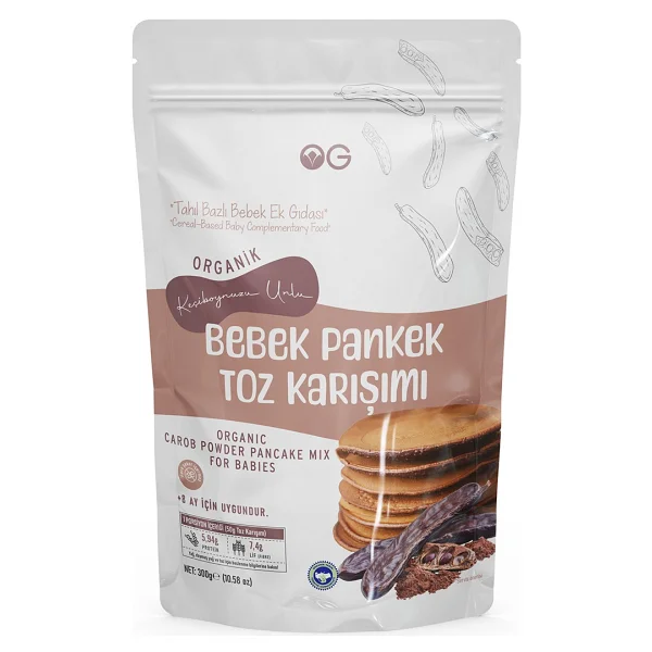 Og Natural Organik Keçiboynuzu Unlu Pankek Toz Karışımı 300 Gr - Görsel 3