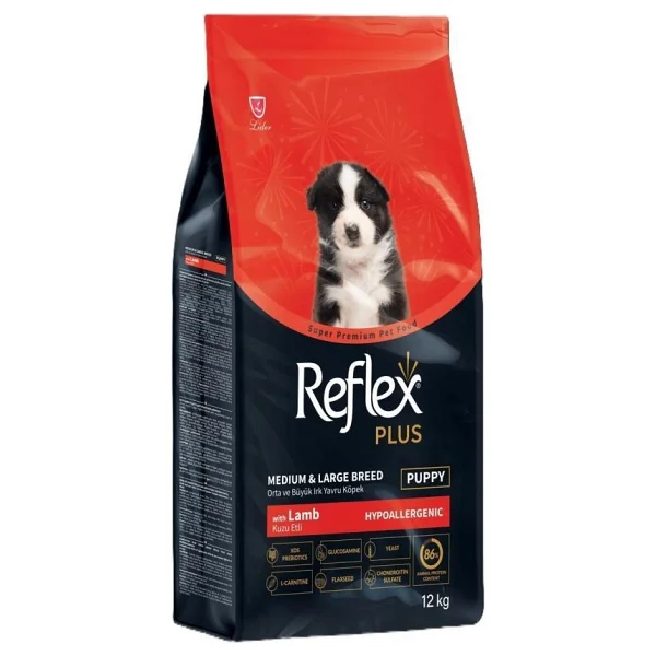 Reflex Plus Kuzu Etli 12 Kg Orta Ve Büyük Irk Yavru Köpek Maması - Görsel 4