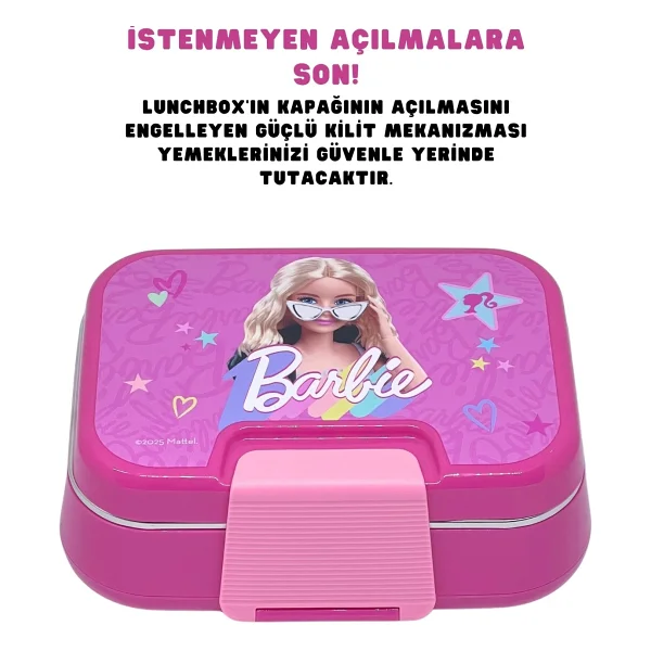 Wiggle Bento Barbie 1030 Ml 2 Bölmeli Beslenme Kutusu - Görsel 2