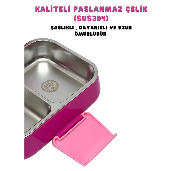 Wiggle Bento Barbie 1030 Ml 2 Bölmeli Beslenme Kutusu - Görsel 4