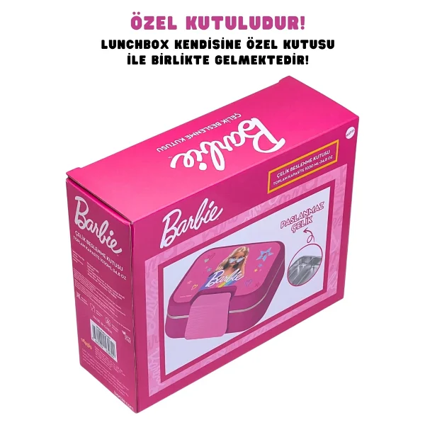 Wiggle Bento Barbie 1030 Ml 2 Bölmeli Beslenme Kutusu - Görsel 5