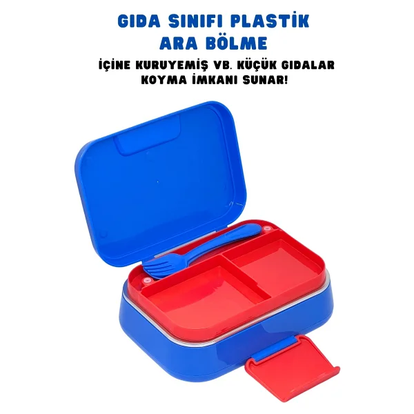 Wiggle Bento Hotwheels 1030 Ml 2 Bölmeli Beslenme Kutusu - Görsel 4