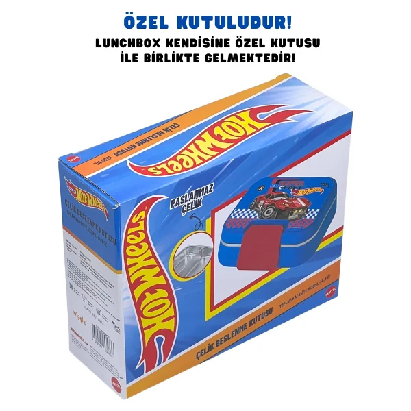 Wiggle Bento Hotwheels 1030 Ml 2 Bölmeli Beslenme Kutusu - Görsel 5