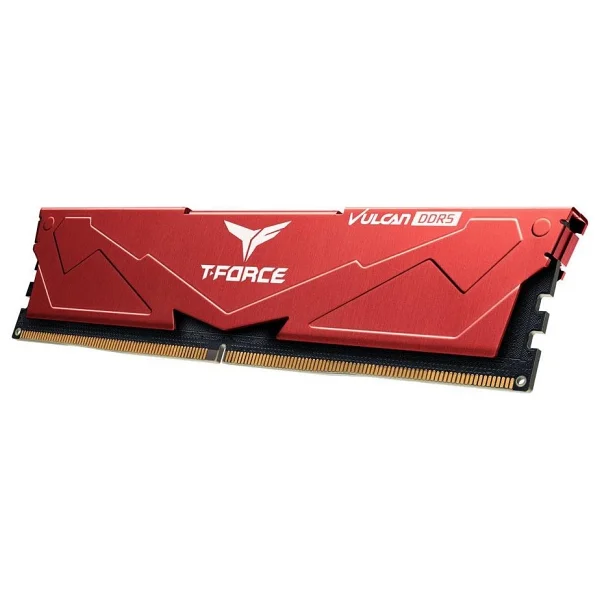 Team T-Force Vulcan Red 16 GB FLRD516G6000HC38J01 CL38 DDR5 Ram - Görsel 4