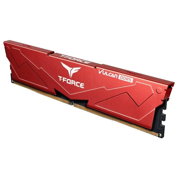 Team T-Force Vulcan Red 16 GB FLRD516G6000HC38J01 CL38 DDR5 Ram - Görsel 3