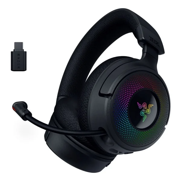 Razer Kraken V4 Rz04-05170100-R3m1 RGB USB Kablolu/Kablosuz Kulak Üstü Oyuncu Kulaklığı - Görsel 5