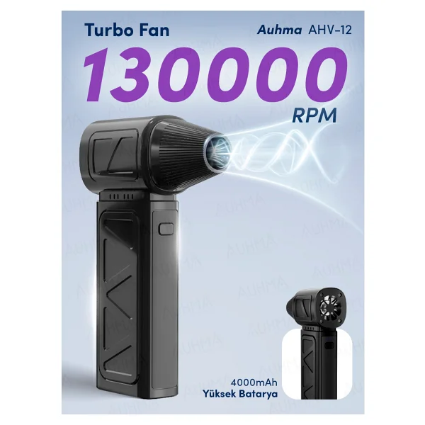 Auhma Ahv-12 Turbo Jet Fan - Görsel 7