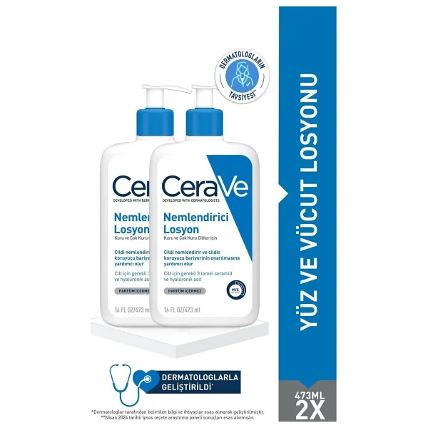 Cerave Nemlendirici Losyon Refill 473 Ml 2 Adet - Görsel 2