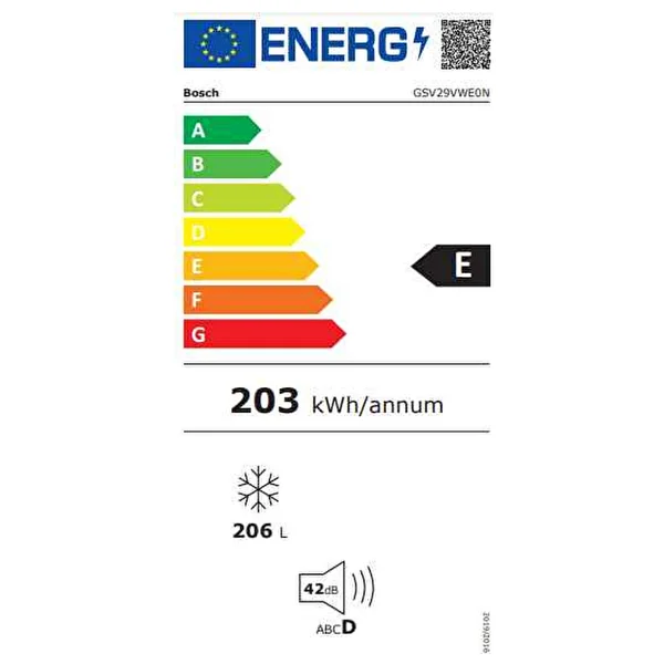 Bosch Gsv29vwe0n 6 Çekmeceli Dikey Derin Dondurucu - Görsel 3