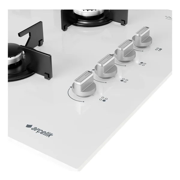Arçelik Ocd T 651 Eb Beyaz Cam Ankastre Ocak - Görsel 4
