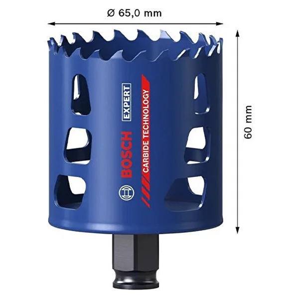 Bosch 65 Mm Expert Sert Malzemeler İçin Panç 2608900431 - Görsel 2
