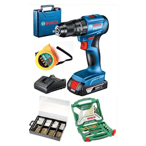 Bosch Gsb 185 Li Tek Bataryalı Darbeli Şarjlı Matkap Vidalama Ve 224 Parça Bosch Aksesuar Seti - Görsel 5