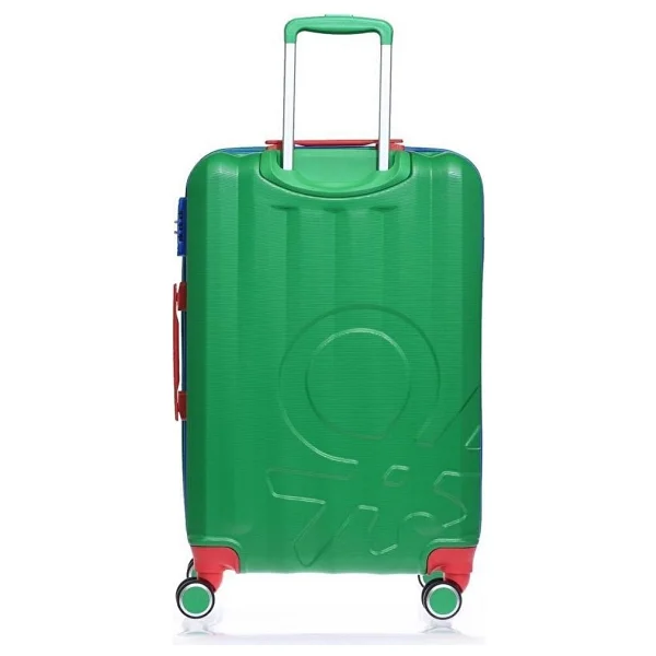 Benetton Bnt600-01 Abs Yeşil Büyük Boy Valiz - Görsel 2
