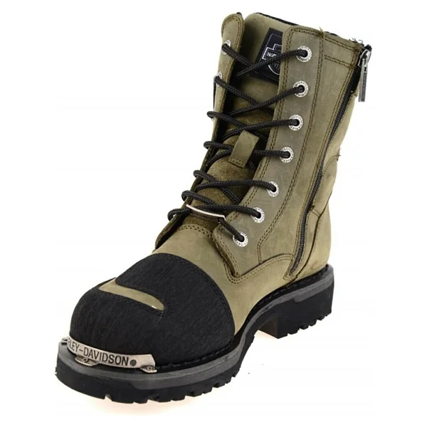 Harley Davidson Riddick 025m100552- O05-08 Haki Erkek Deri Bot - Görsel 3