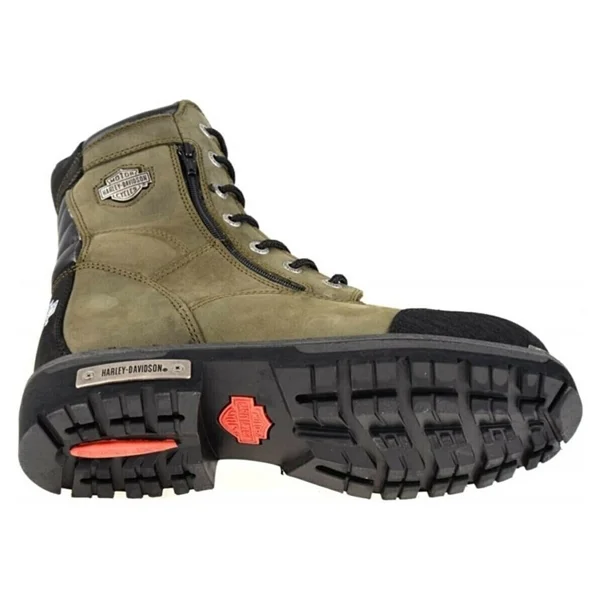 Harley Davidson Riddick 025m100552- O05-08 Haki Erkek Deri Bot - Görsel 4