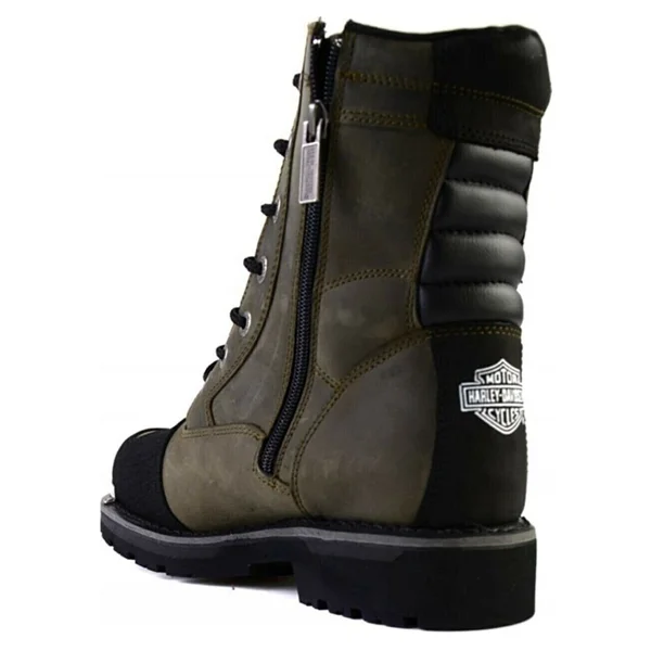 Harley Davidson Riddick 025m100552- O05-08 Haki Erkek Deri Bot - Görsel 5
