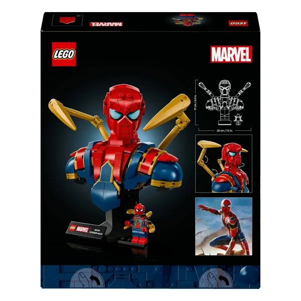 Lego 76326 Iron Örümcek Adam Büstü - Görsel 4